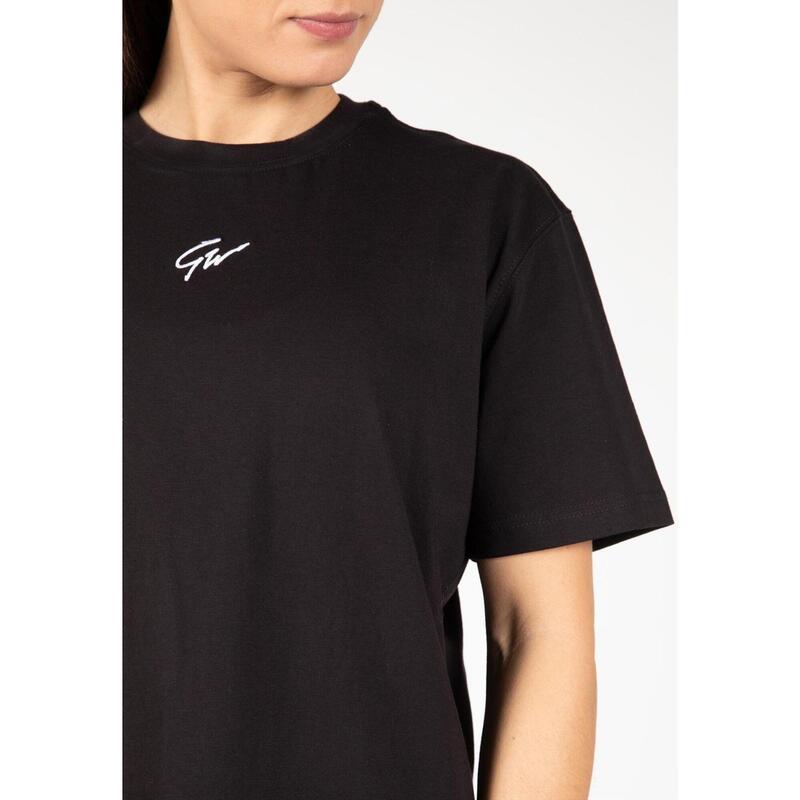 T-Shirt in Übergröße - Bixby - Schwarz