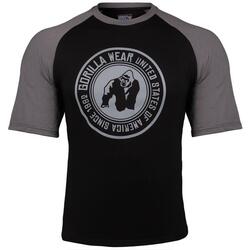 Gorilla Wear Texas T-shirt - Zwart/Donkergrijs