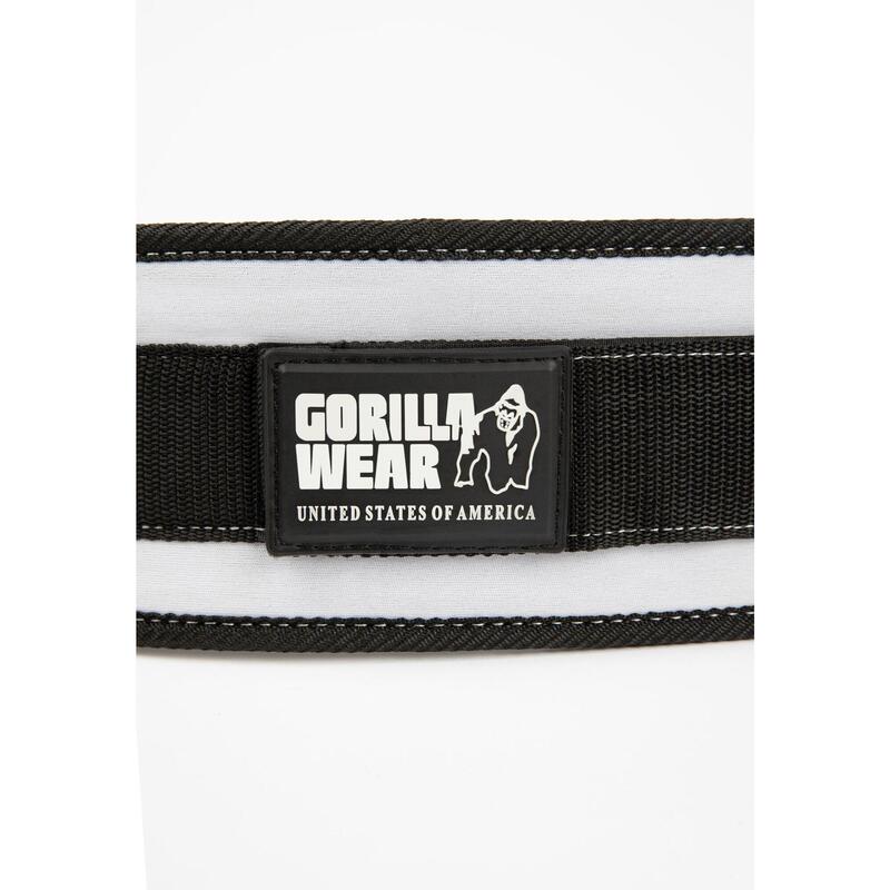 Gorilla Wear 4 Inch Women Lifting Belt  Black/White