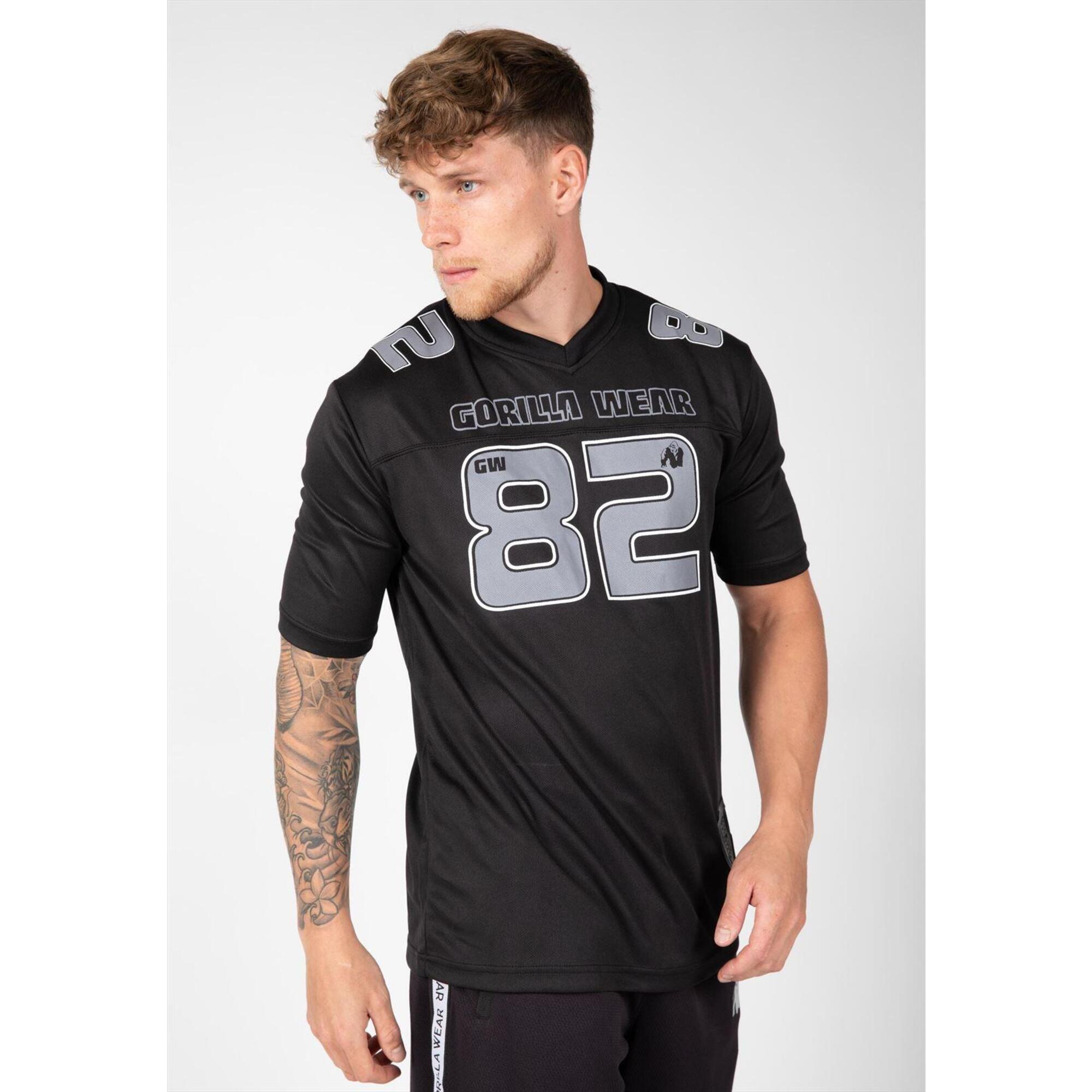 T-shirt homme manches courtes noir 4XL