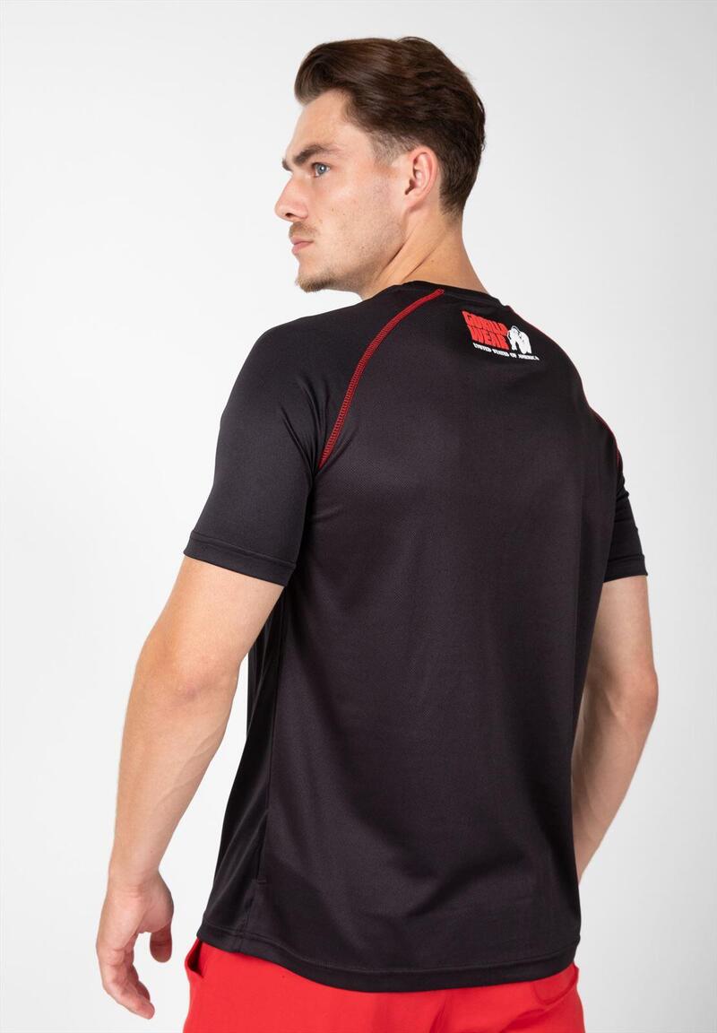 Performance T-shirt - Noir/Rouge