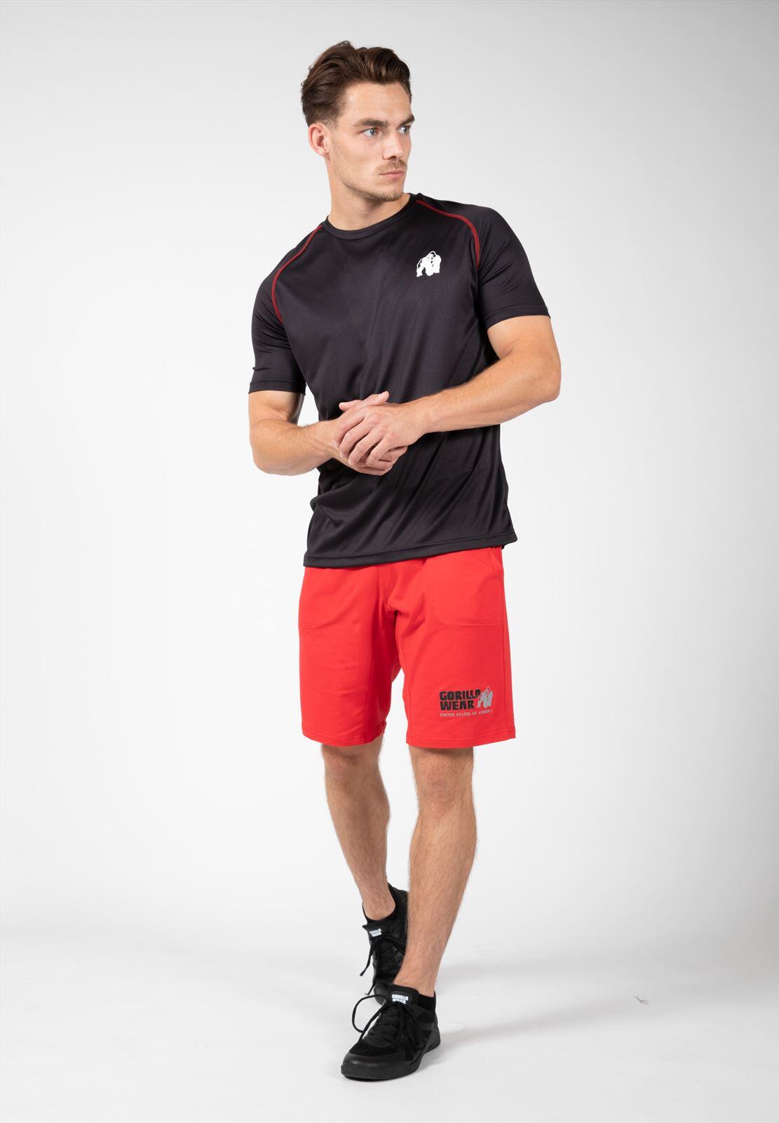 Performance T-Shirt - Schwarz/Rot 3/6