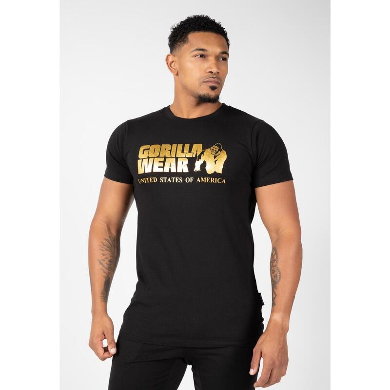 T-shirt - Classic - Schwarz/Gold