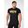 Camiseta Musculación Manga Corta Algodón Hombre GORILLA WEAR Classic Negro