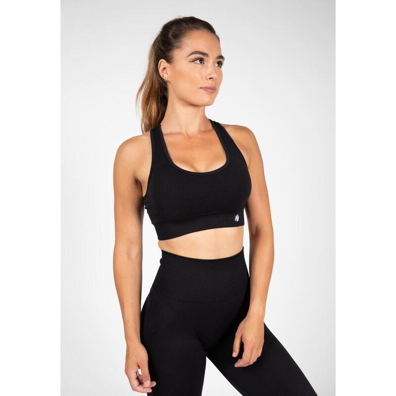 Yava Seamless Sports Bra Black