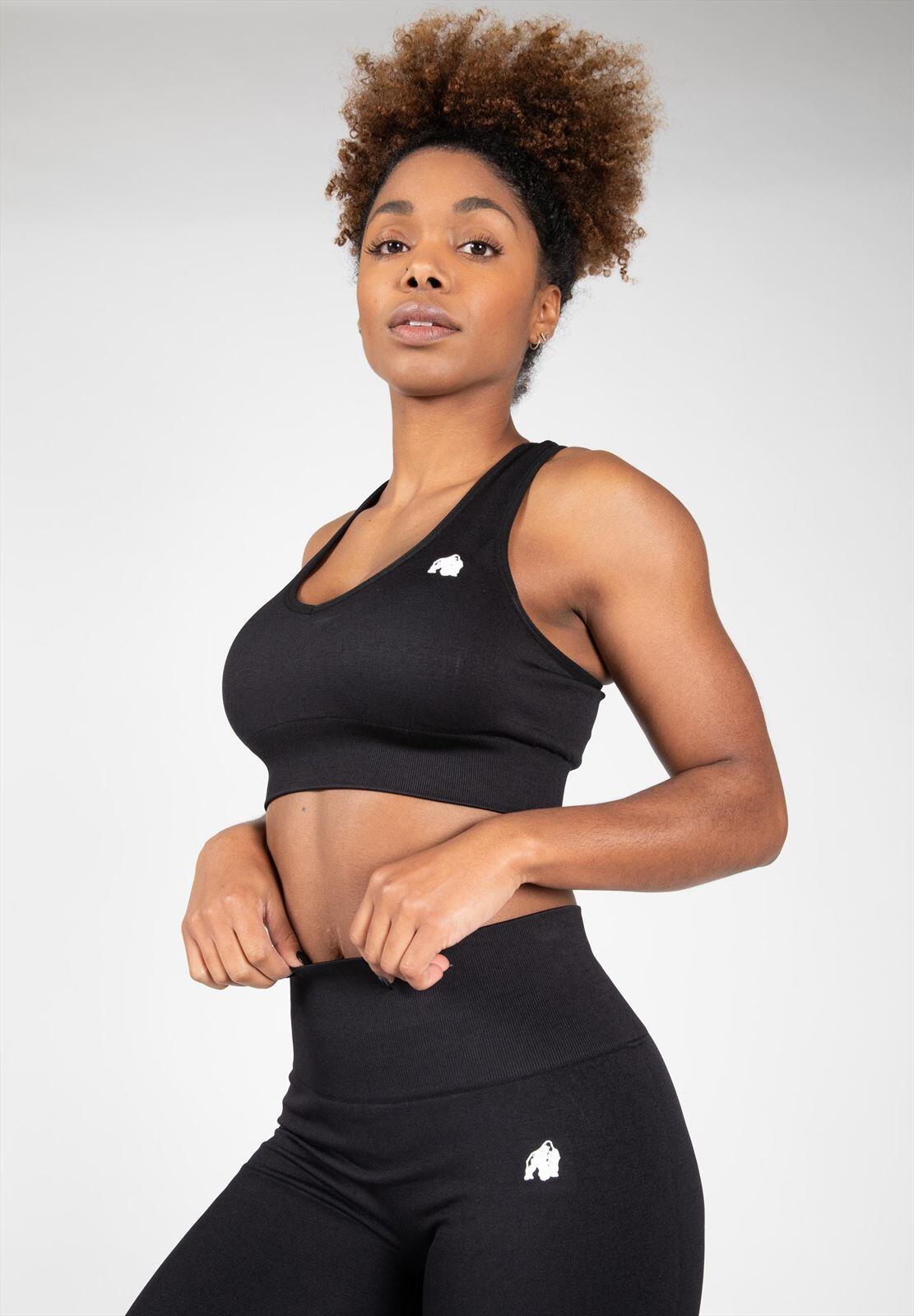 Neiro Senza soluzione di continuità Reggiseno sportivo - Nero 4/5