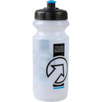 bouteille de sport 800 ml en polyéthylène transparent/noir