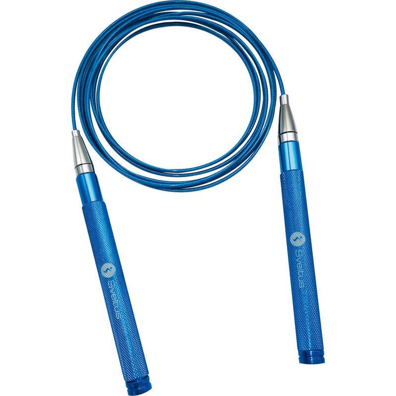 Sveltus corde à sauter Crayon 300 cm bleu aluminium