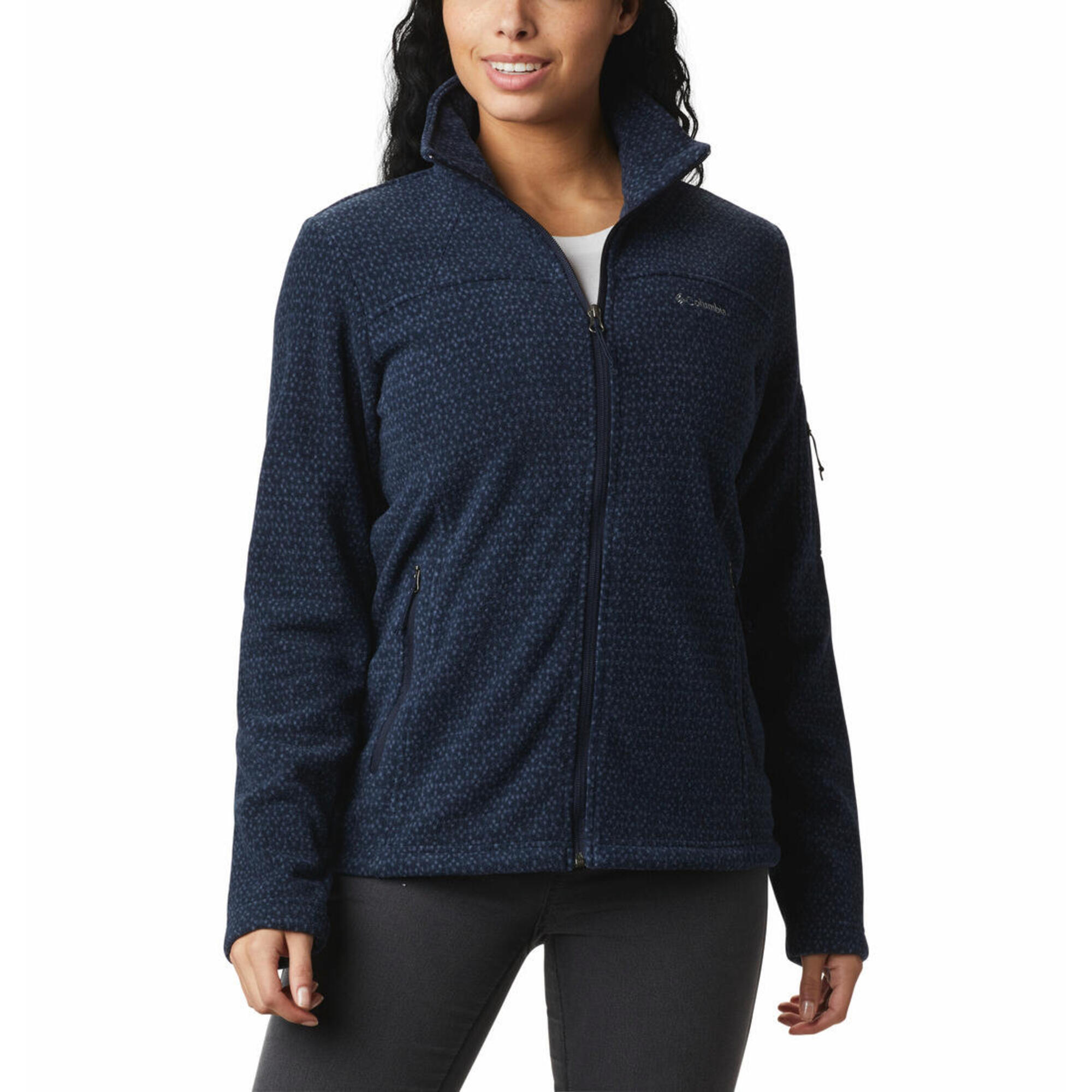 Women's Fast Trek printed fleece jacket