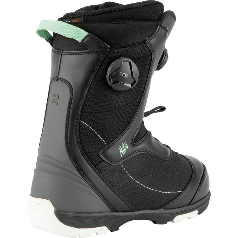 Botas Snowboard Mujer Nitro Cypress Boa Dual Black 2/3