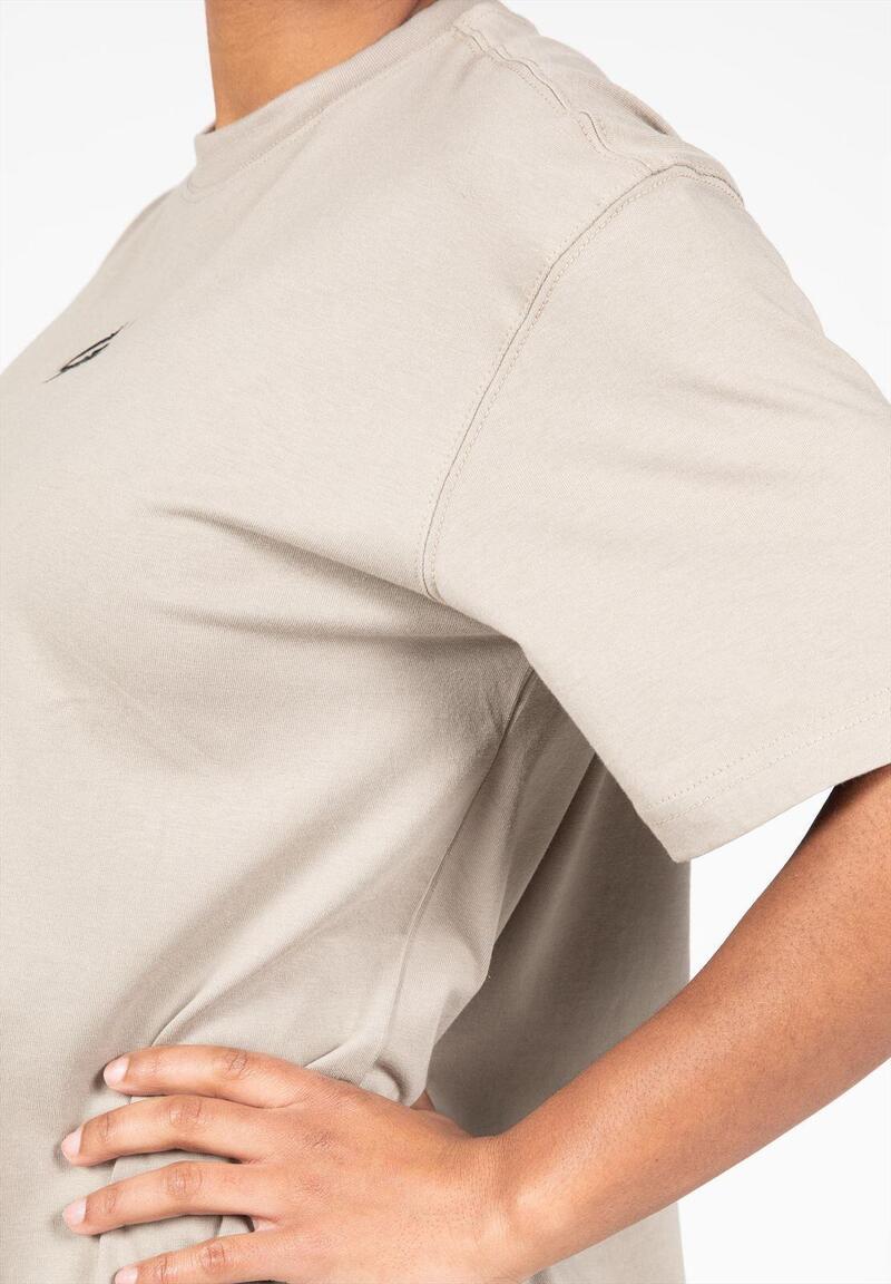 T-Shirt in Übergröße - Bixby - Beige