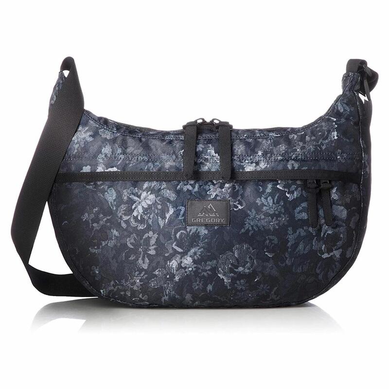 GREGORY 13L SATCHEL BLACK TAPESTRY SHOULDER BAG