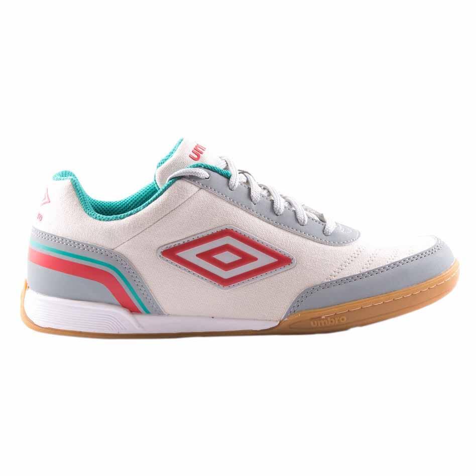 UMBRO Futsal Street V Indoor Football Shoes WHITE PARALLEL IMPORT