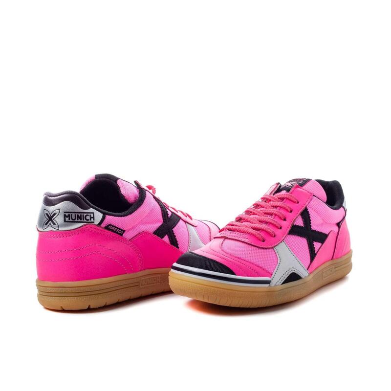 GRESCA UNISEX HARD GROUND FUTSAL SHOES - PINK〔PARALLEL IMPORT〕