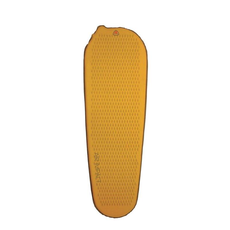 Matelas de couchage universel en polyester pongé pour voiture Matelas  gonflable de voyage pour SUV tout-terrain, taille: 180 x 130 x 102 cm  (marron + jaune)