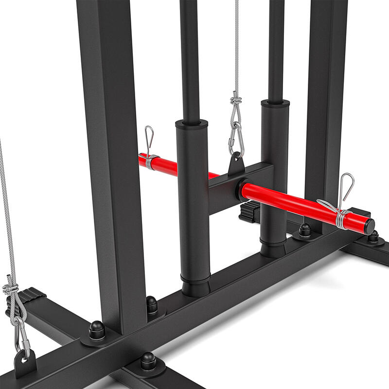 Lat pulldown en lage rij kabelmachine