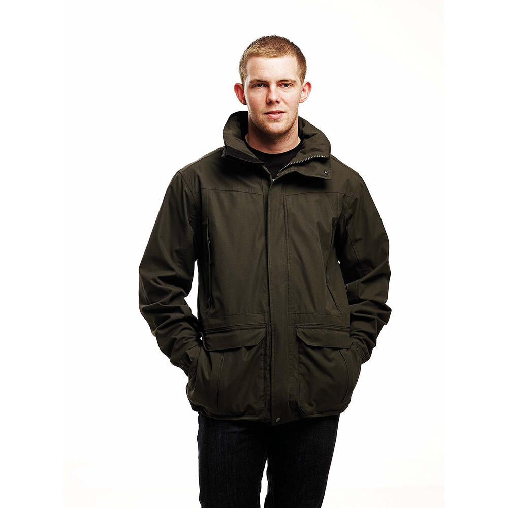Mens Vertex III Waterproof Breathable Jacket (Black) 3/4