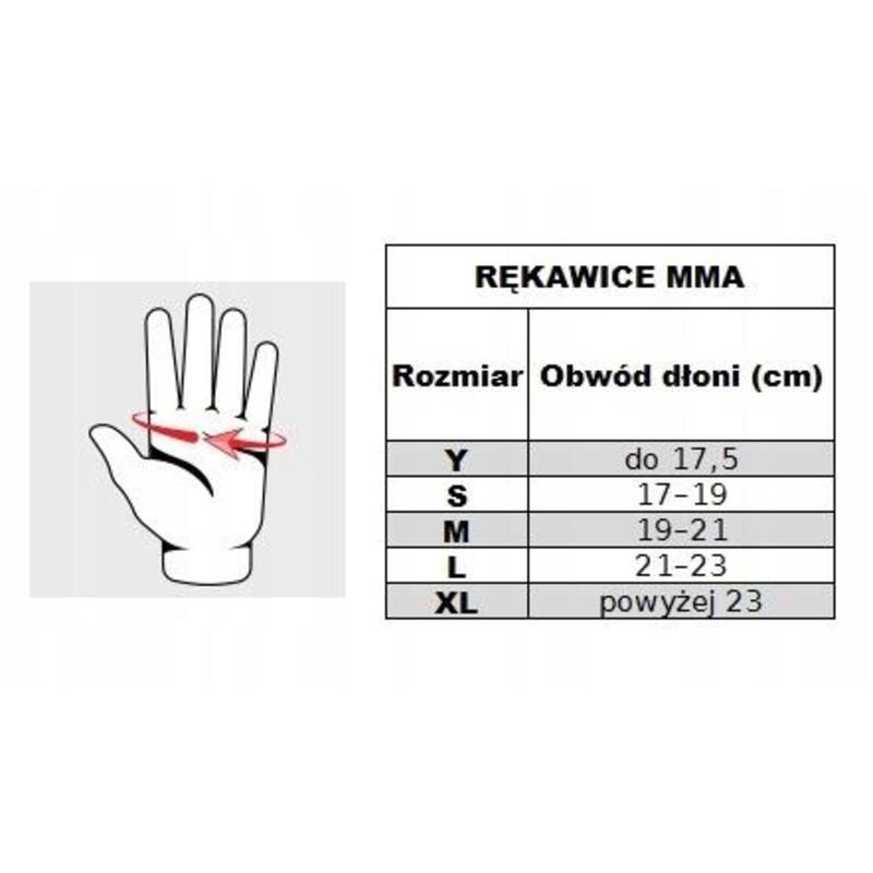 Rękawice sparingowe MMA Evolution Professional Equipment Gold