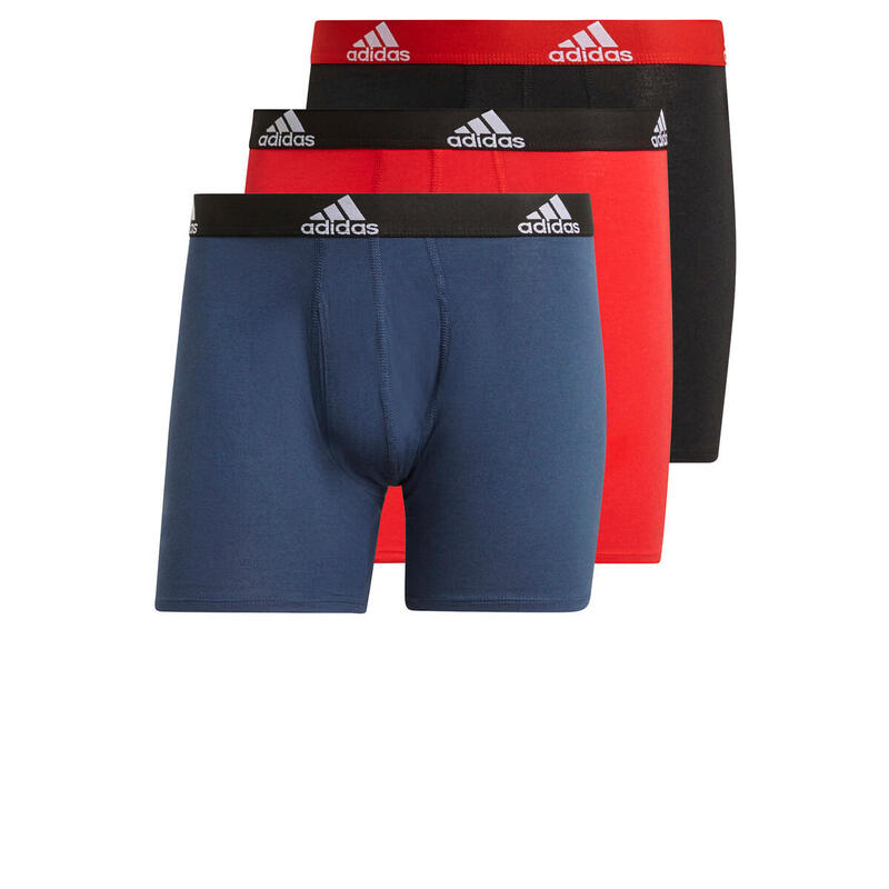 Adidas Bos Brief 3pp Czarny/Czerwony/Niebieski S