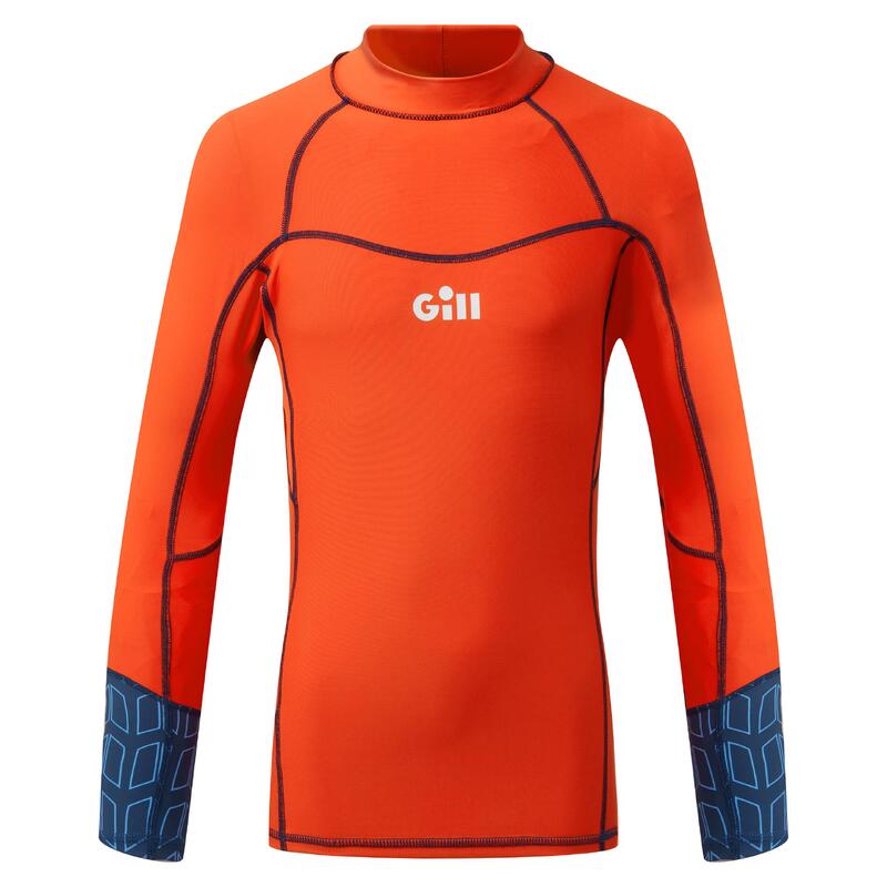 Gill Pro Rash Vest Long Sleeve Junior