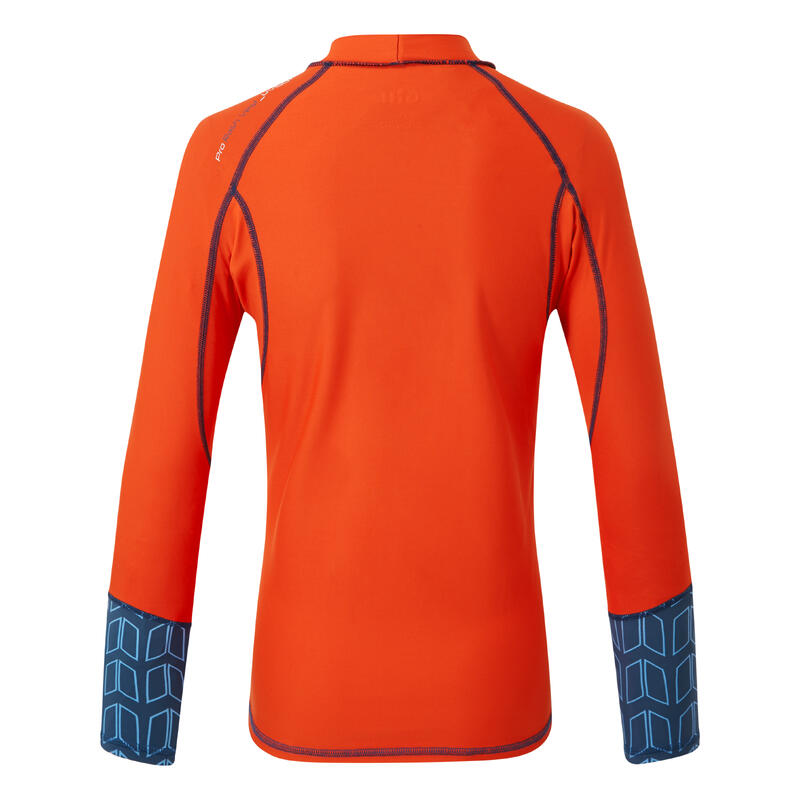 Gill Pro Rash Vest Long Sleeve Junior