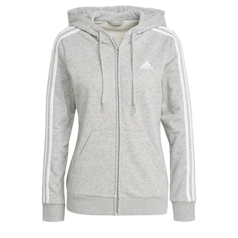 Veste à capuche Essentials French Terry 3-Stripes Full-Zip