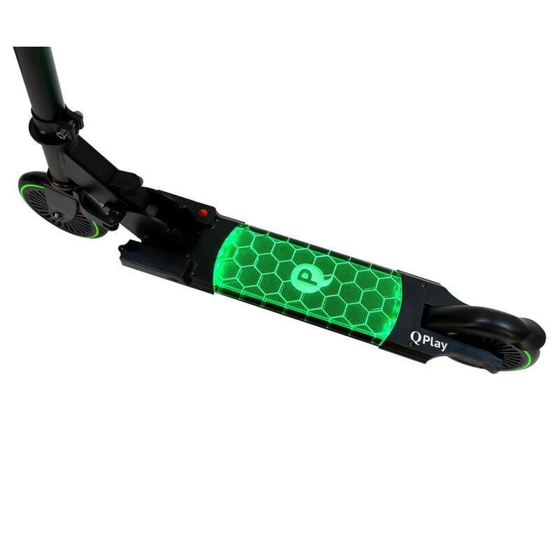 Trotineta LED QPlay Honeycomb Verde