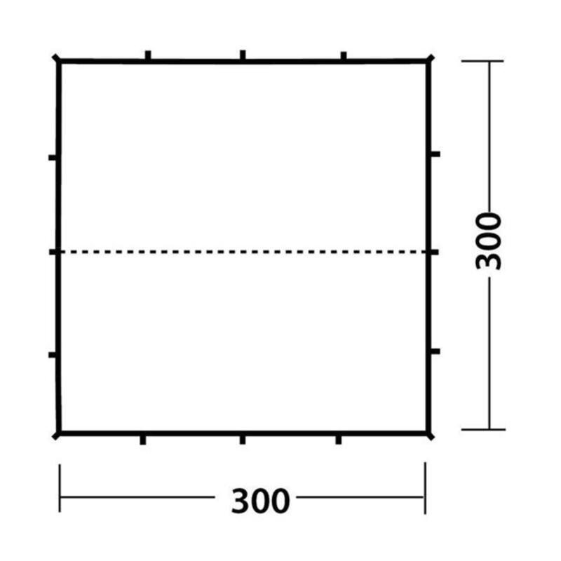 Plandeka namiotowa Robens Trail Tarp 3x3 m 5000mm