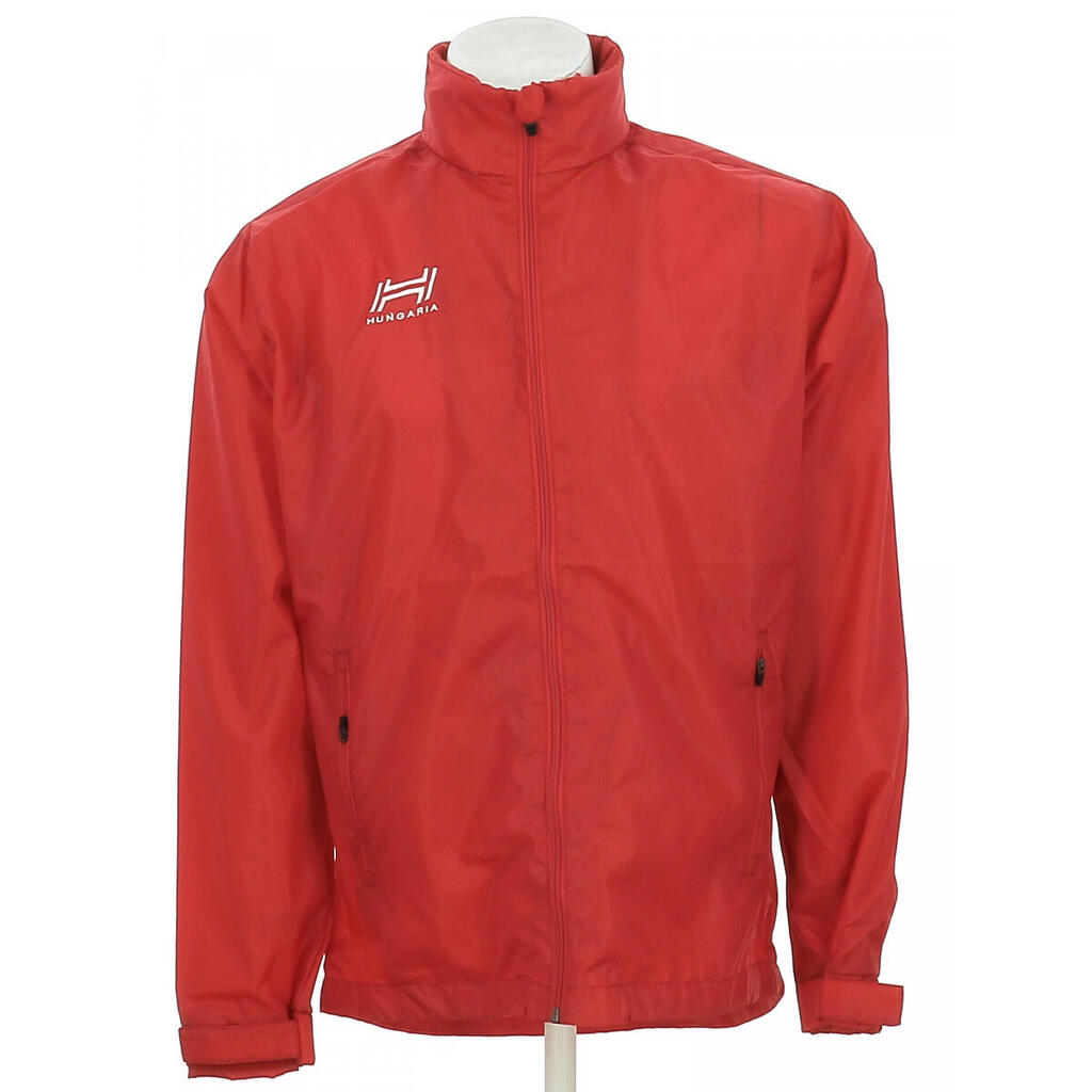 Men's Hungaria Training Premium Red Windbreaker