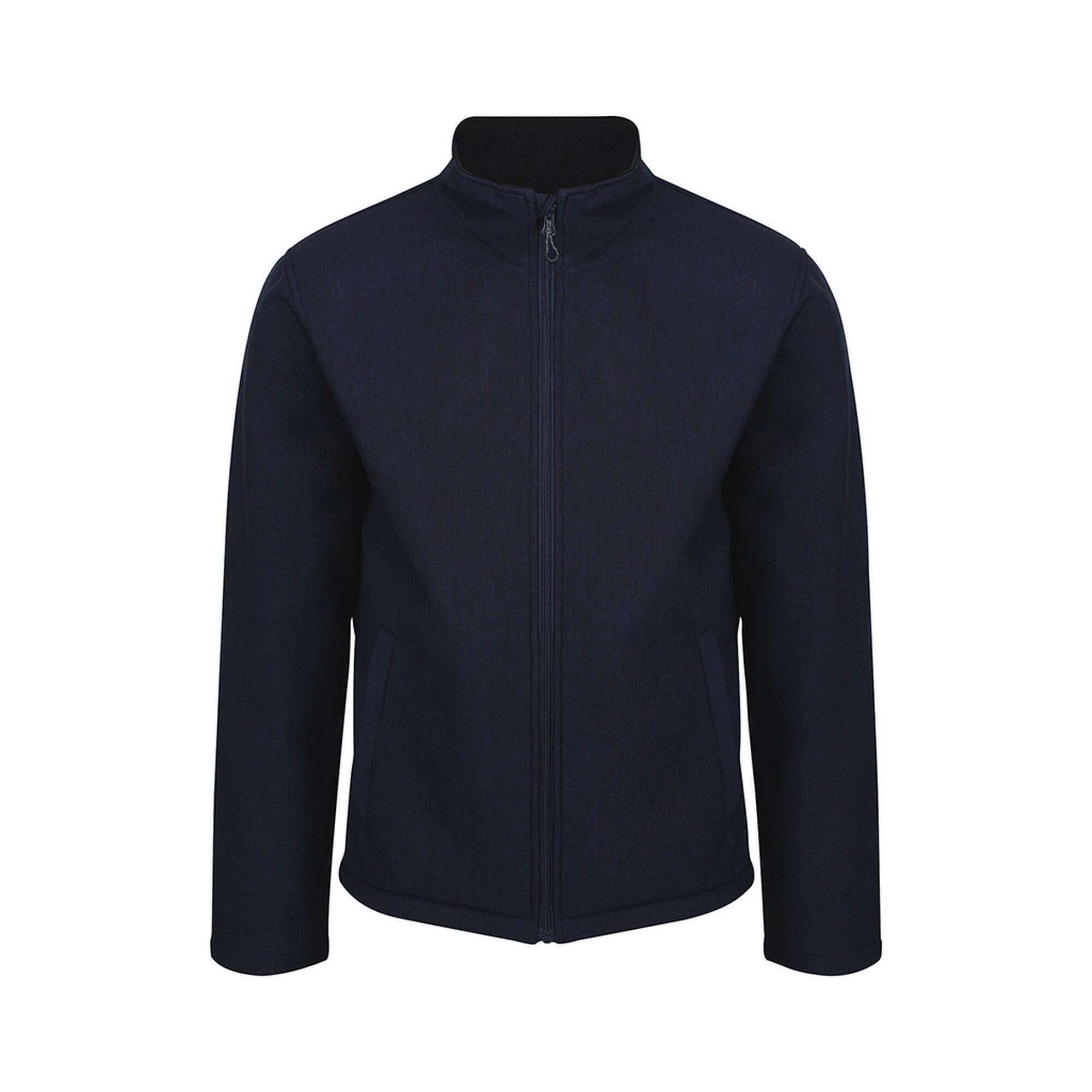 REGATTA Mens Limestone Marl Soft Shell Jacket (Navy Marl)