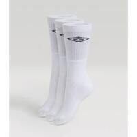 Chaussettes blanches homme Umbro Tennis (PACK x3)