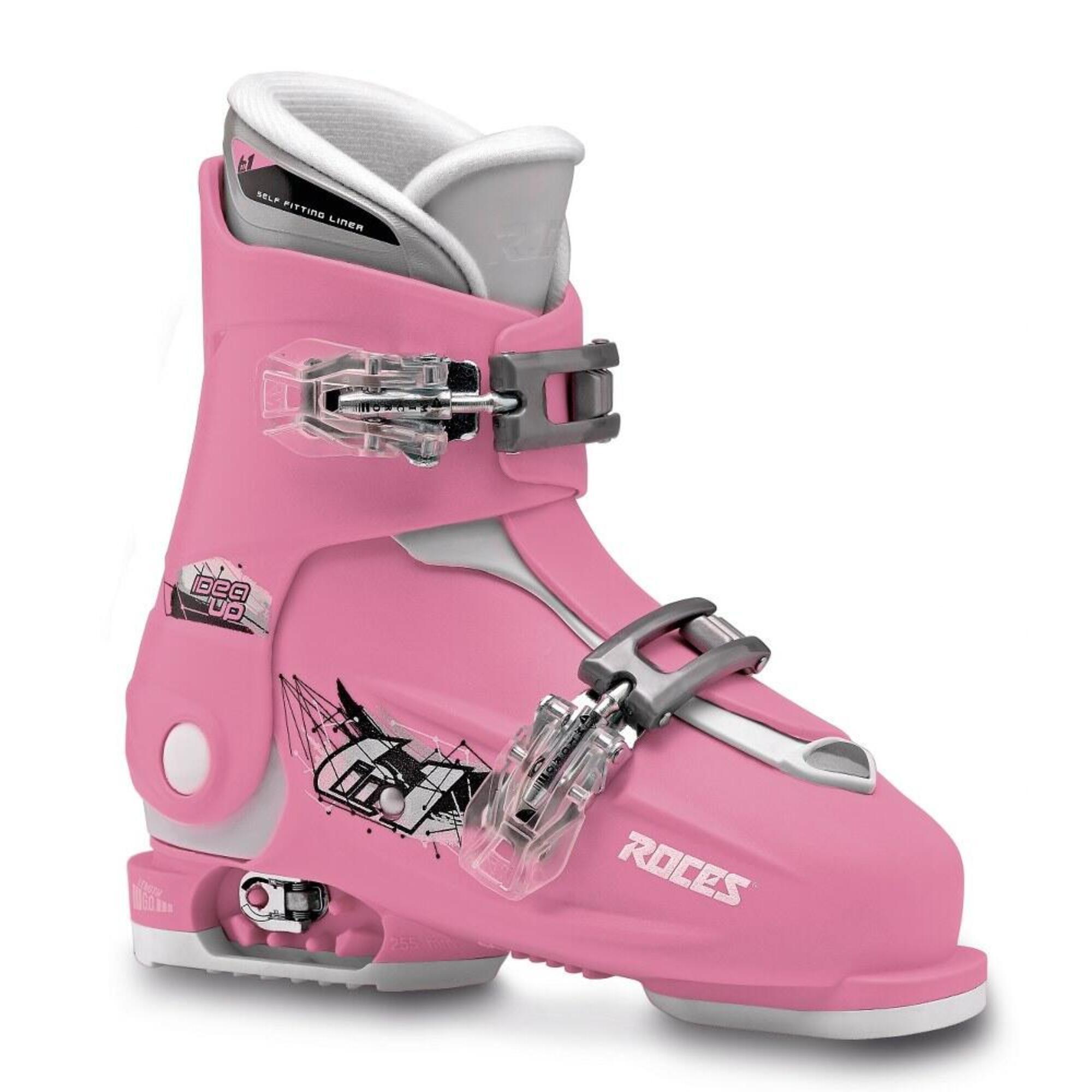 Roces Idea Up 6in1 Scarponi da Sci Regolabili Junior - 19-22 - Rosa 2/3