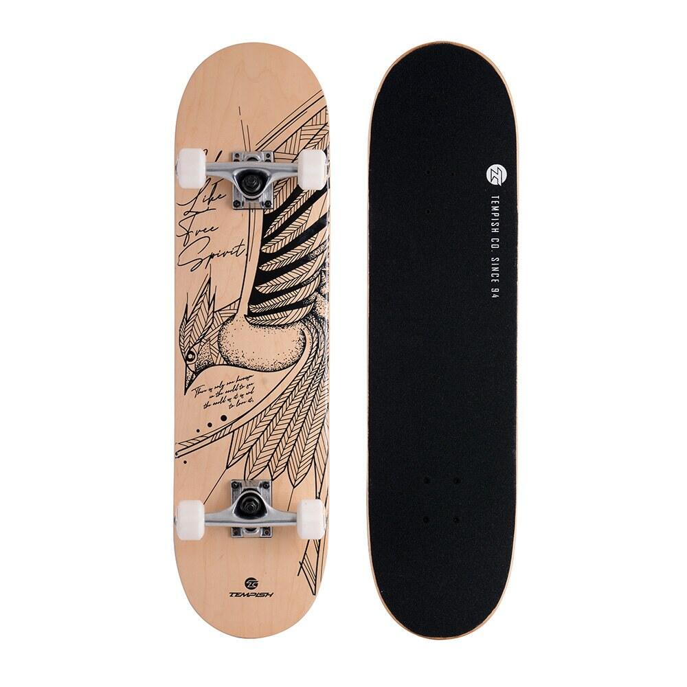 Tempish - Free Spirit - Enfants - Skateboard - 31 Pouces - Surfskate - Marron - Taille Unique - Decathlon