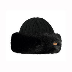 Bonnet Fur Cable Black Femme