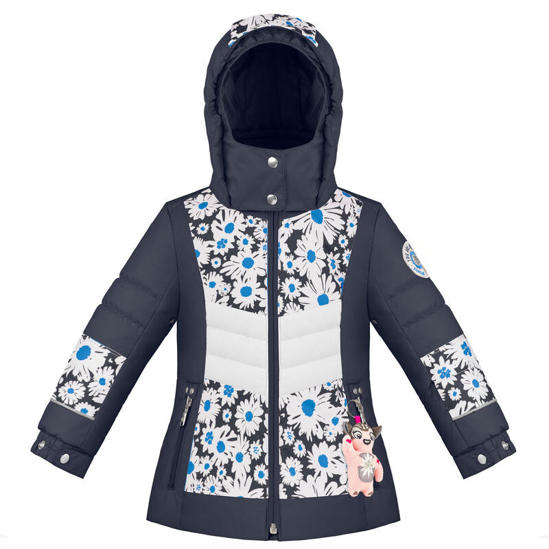 Veste De Ski/snow Poivre Blanc Ski Jacket 1004 Multico Daisy Blue Fille