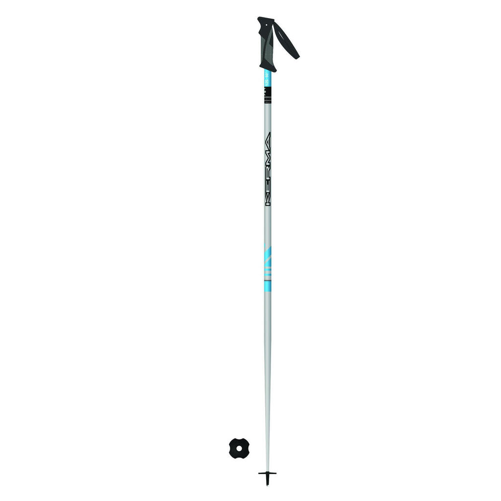 Kerma RENTAL SR Ski Poles for Men Grey
