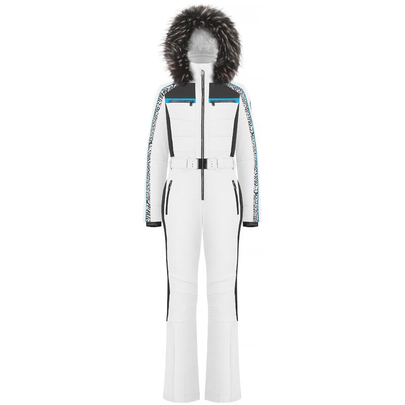 Señuelo El actual Belicoso Traje de esquí de mujer Stretch Pepper 0830 Fancy White | Decathlon