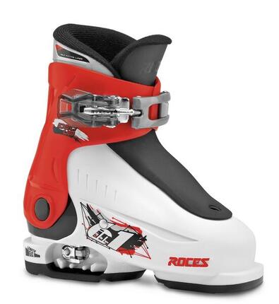 Roces Idea Up 6in1 Junior Skischuhe Kinder Verstellbar - 16-18.5 - White/Red
