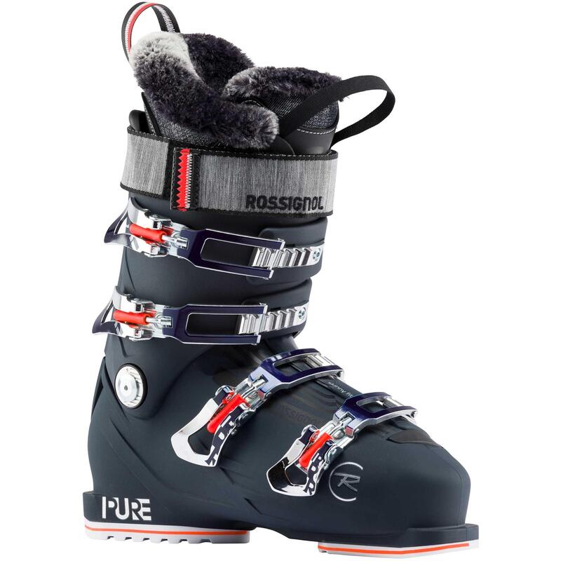 Botas de esquí Pure Elite 120 (azul negro) para mujer