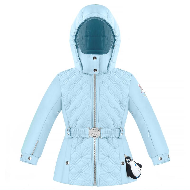 Veste Matelassée Poivre Blanc 1003 Quilted Whisper Blue Fille