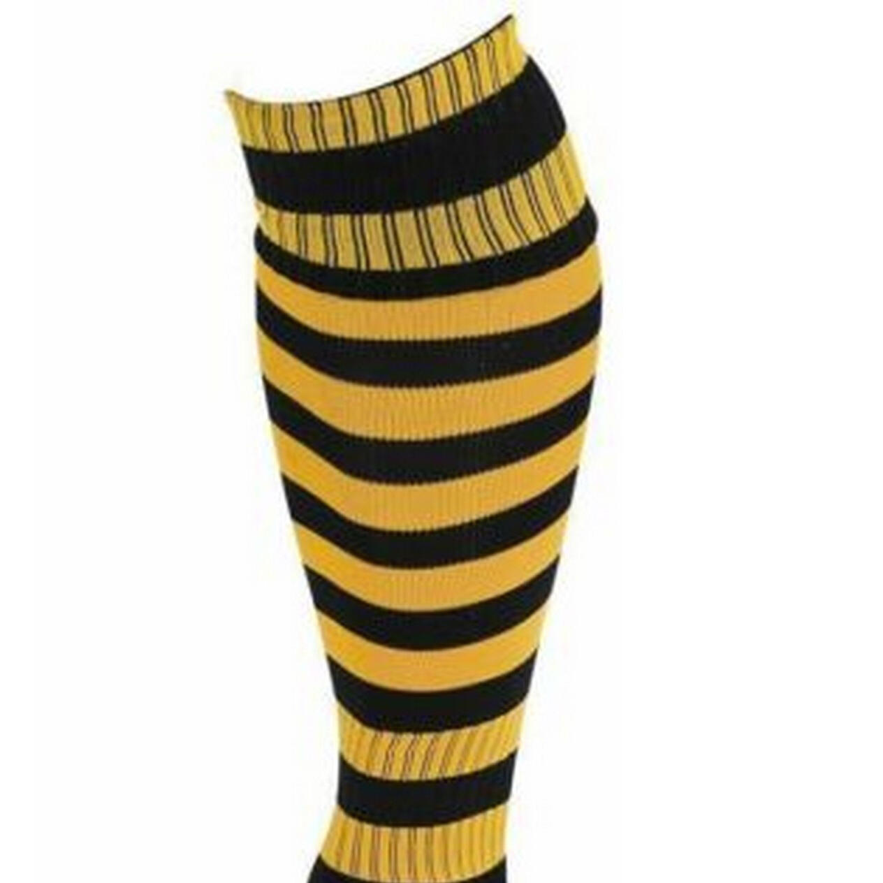 Chaussettes De Football PRO Adulte (Noir / Orange Foncé) 2/2