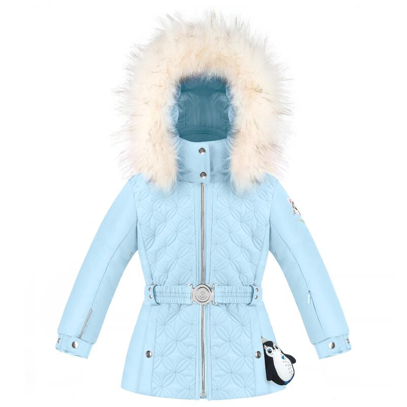 Veste Traditionnelle Poivre Blanc 1003 Quilted Whisper Blue Fille