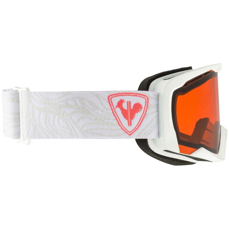 Gafas de esquí de mujeres Rossignol Spiral en blanco