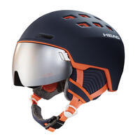 Casque De Ski Rachel Blue/salmon