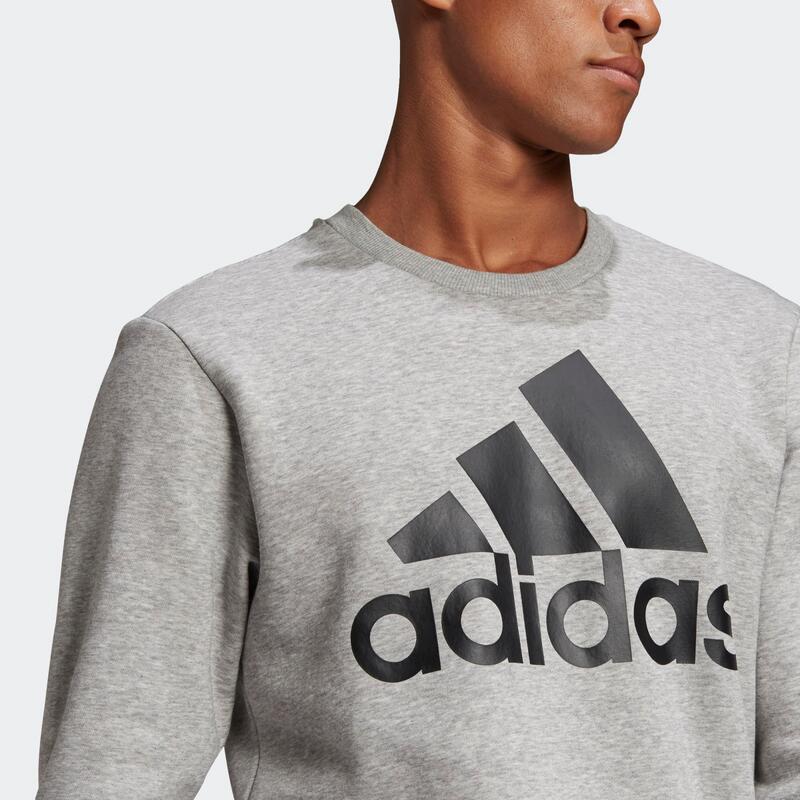 Bluza barbati adidas Essentials Big Logo, Gri