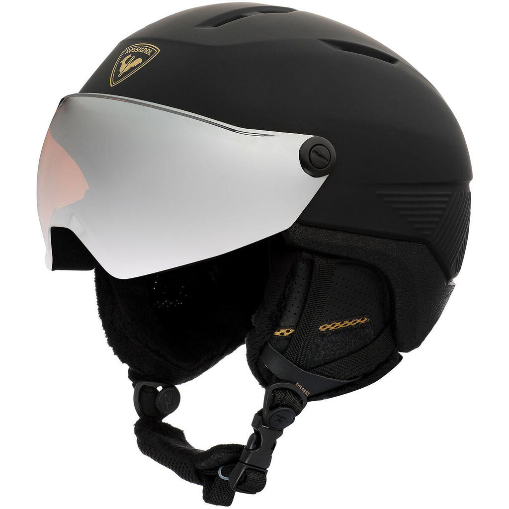 Rossignol Fit Visor Impacts Ski/Snow Helmet Black Women