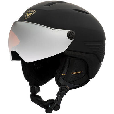 Rossignol Fit Visor Impacts Donne Casco Sci - S-M - Nero