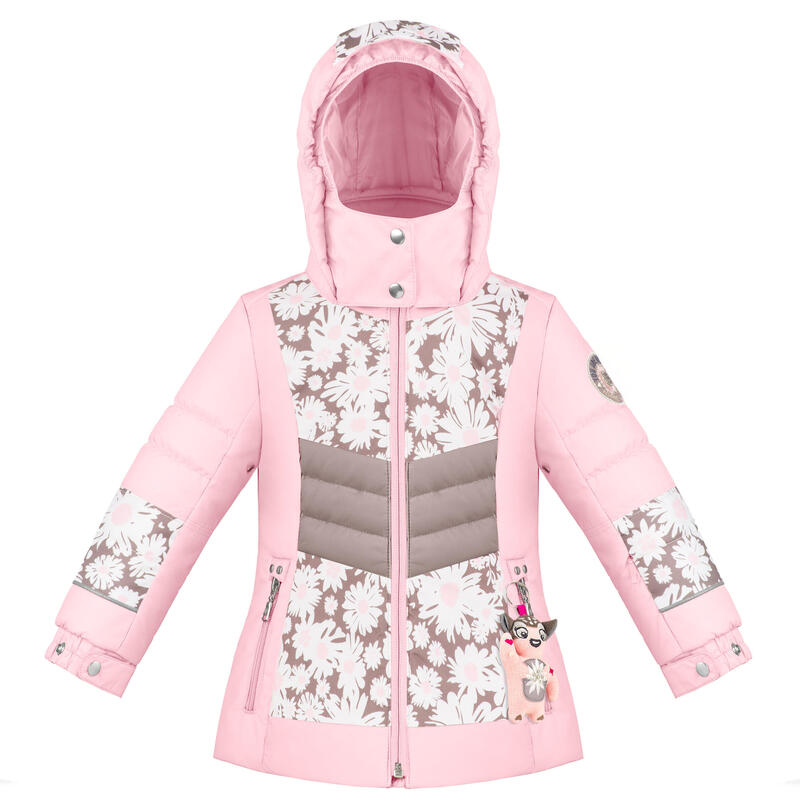 Veste De Ski/snow Poivre Blanc Ski Jacket 1004 Multico Daisy Pink Fille
