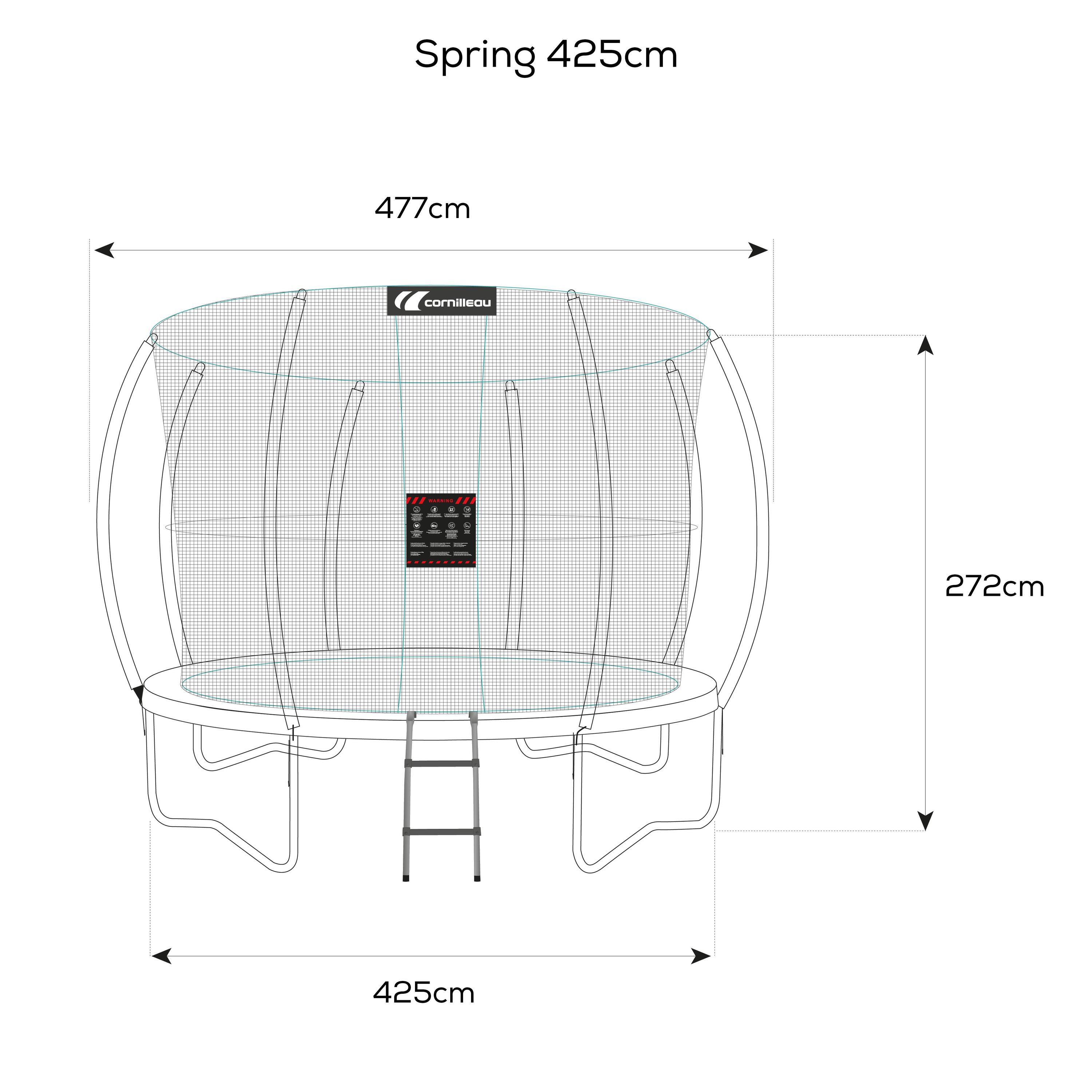 Spring Trampoline 425cm 5/7