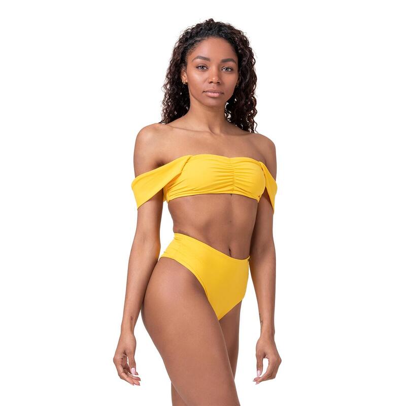 Miami Retro Bikini górna część Yellow - Nebbia